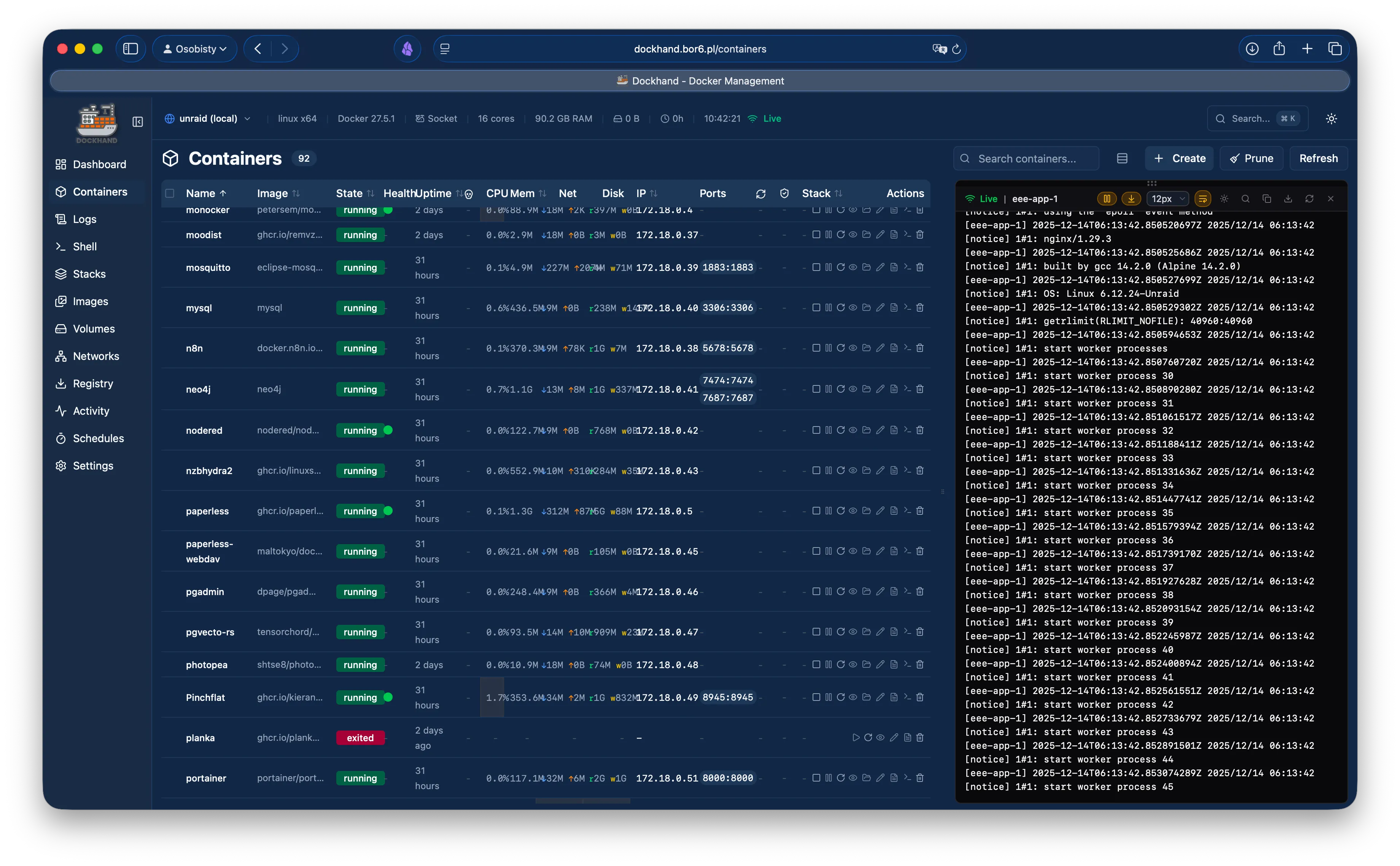 Container inspection overview