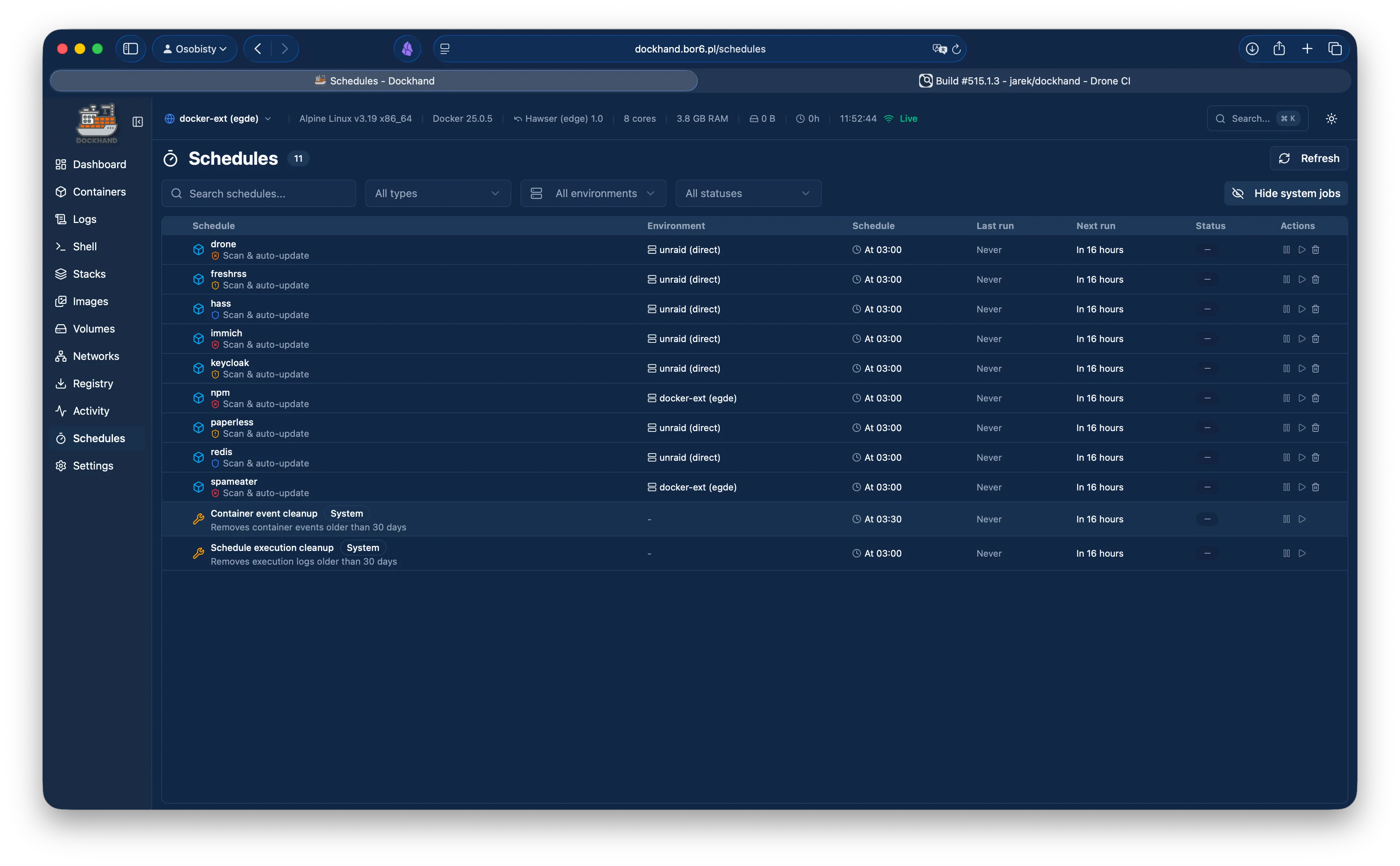 Auto-update configuration