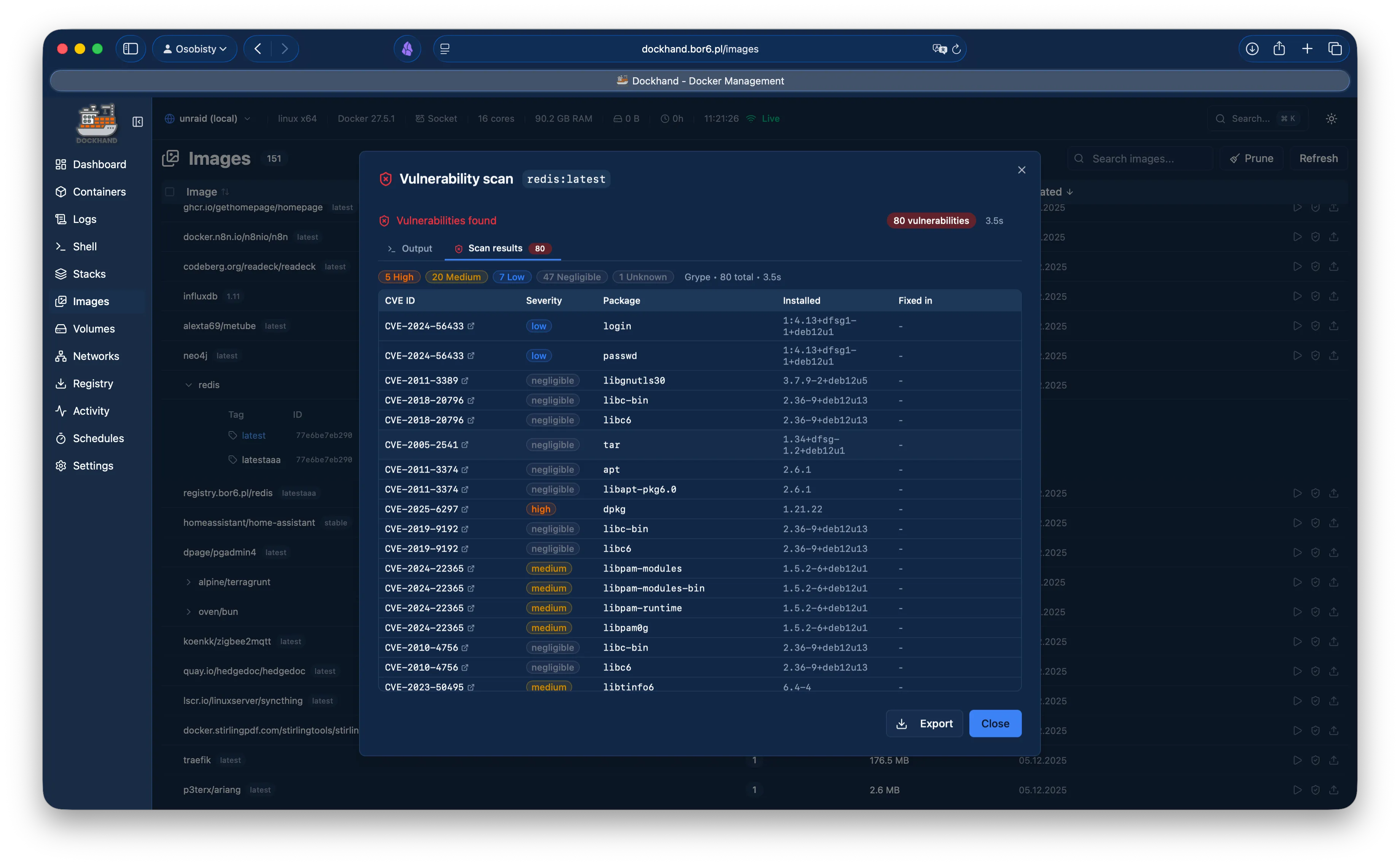 Vulnerability scanning